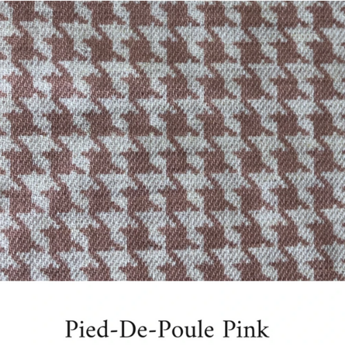 Suuky Pied-De-Poule Blanket - Pink
