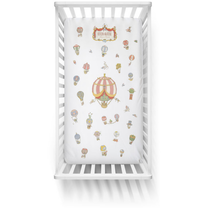 Atelier Choux FITTED SHEET - CIRCUS - Multi