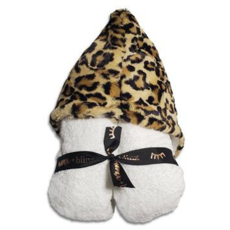 Winx And Blinx Hooded Towel - Leopard/ White