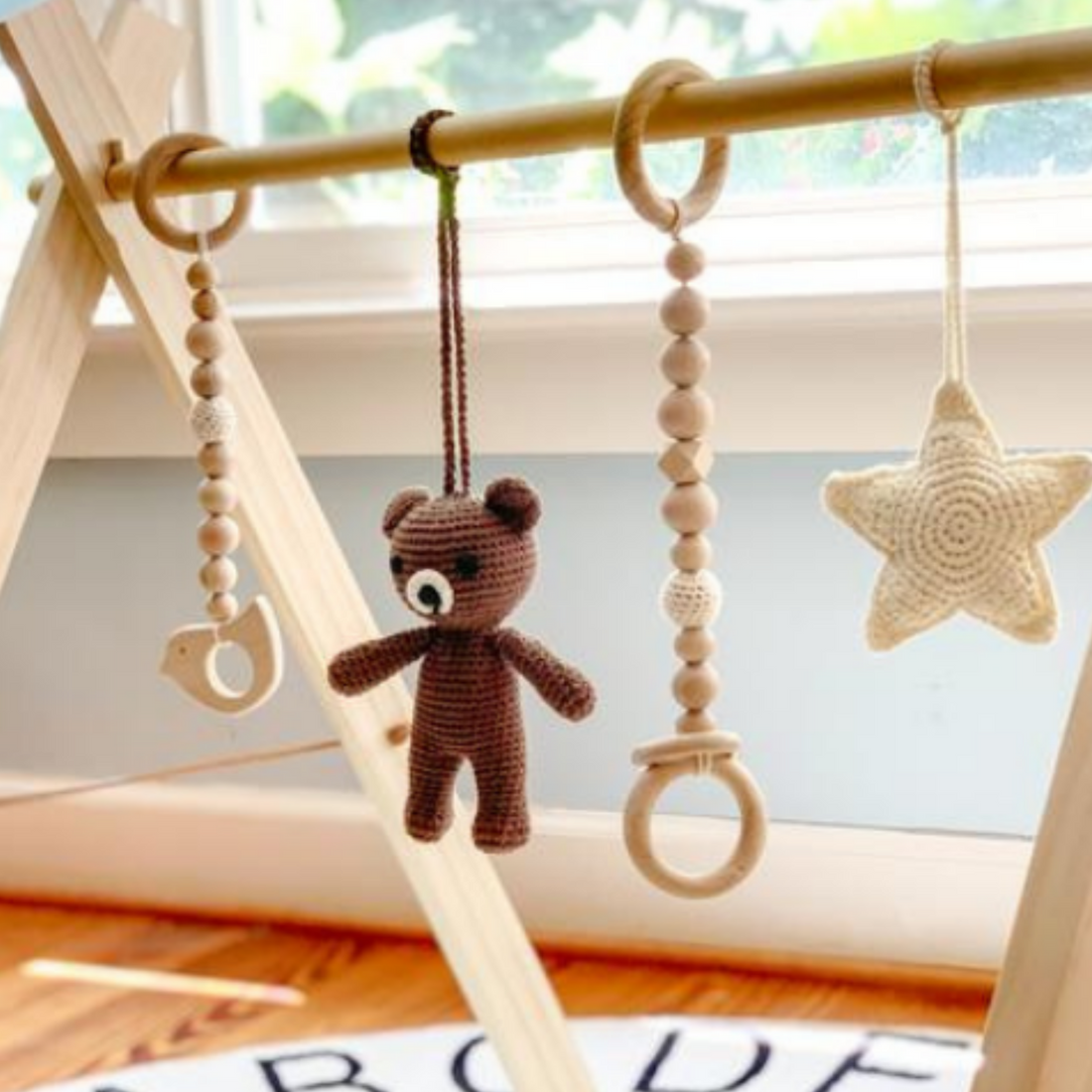 Wooden Baby Gym - Buddy Bear