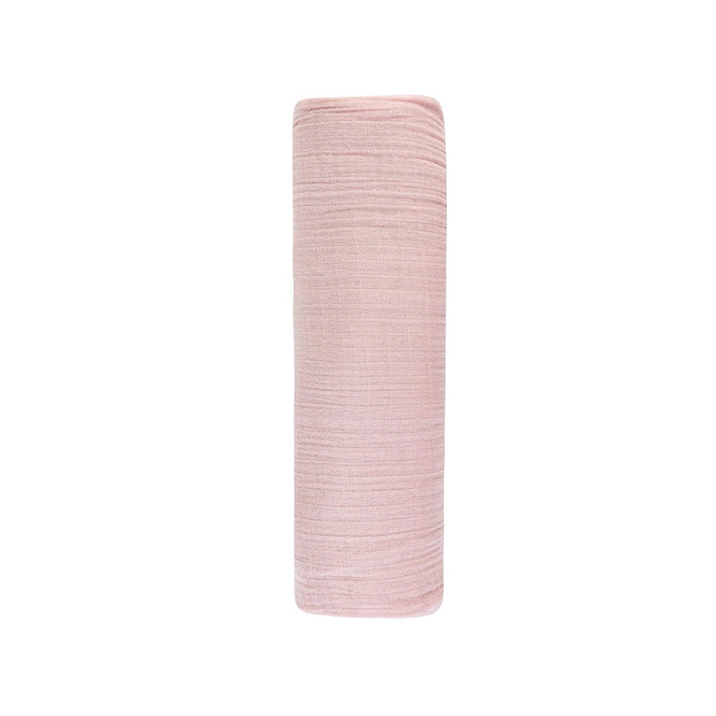 Ely`s & Co Muslin Swaddle 1 Pack  - Petal Pink