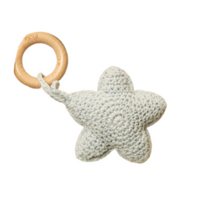 Picky Star Rattle Teether - Light Blue