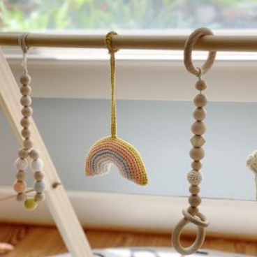 Wooden Baby Gym - Rainbow Dreams
