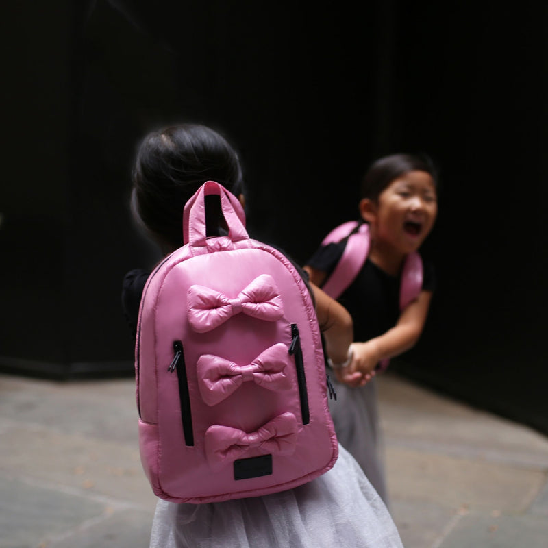 Bows Backpack - Blush