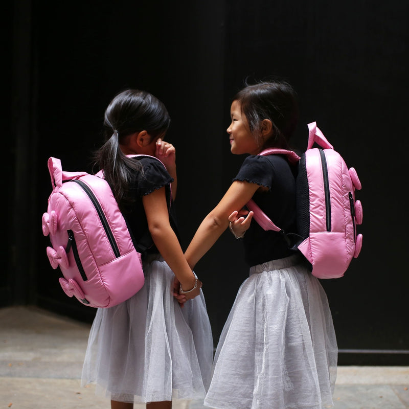 Bows Backpack - Blush