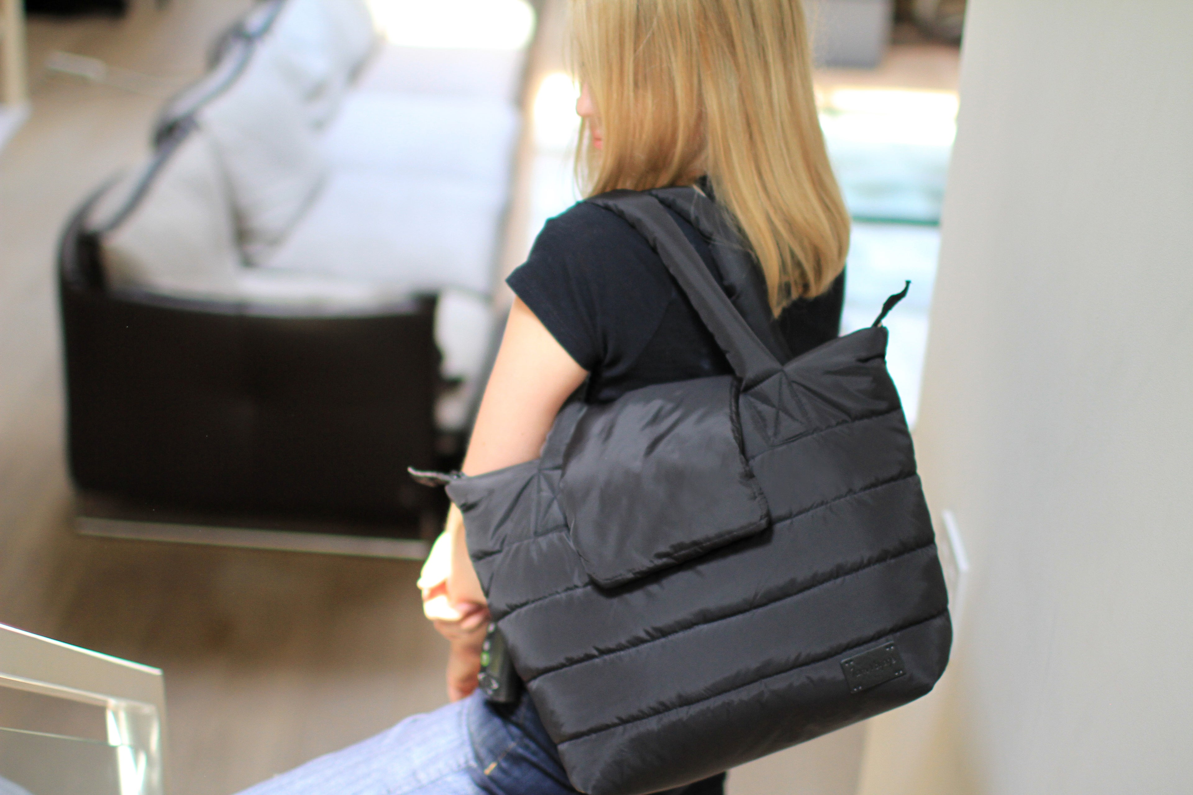 Capri Diaper Bag - Black