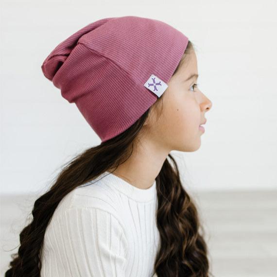 Rib Beanie - Wine