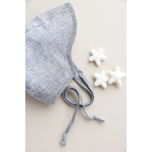 Briar Baby Linen Bonnet Cotton-Lined - Brimmed Natural