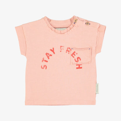 Piupiuchick Stay Fresh T-Shirt - Light Pink