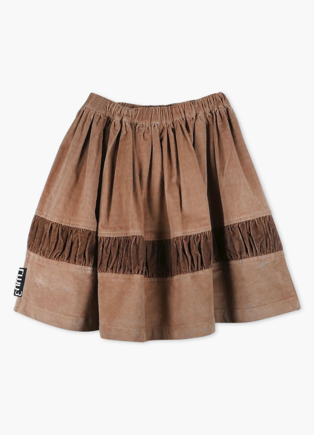 Lmn3 Stripe Skirt - Raw Umber