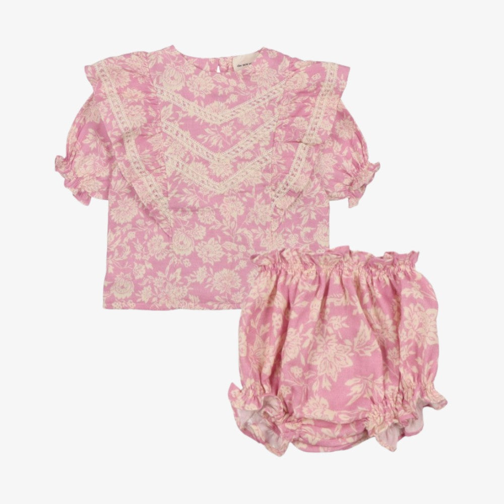 The New Society Clarita Blouse And Bloomer - Clarita Print