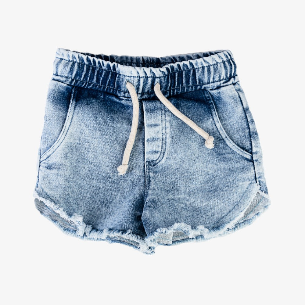 Minikid Jean Shorts - Light Blue