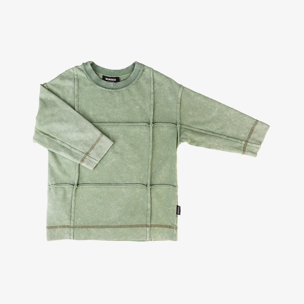 Minikid Reversed Sweatshirt - Khaki