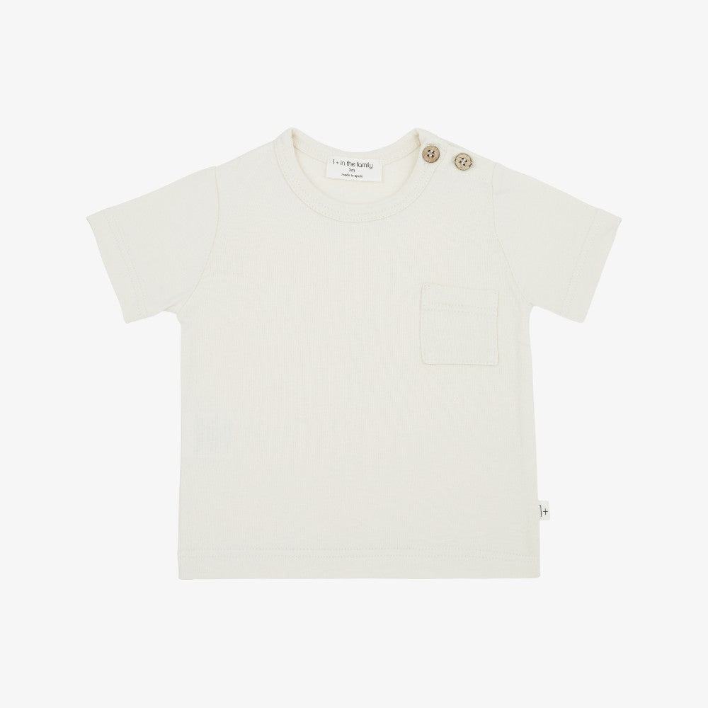 1+ In The Family Leon T-Shirt - Ivory