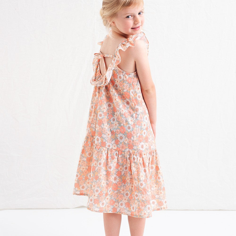 Tocoto Vintage Floral Dress  - Pink