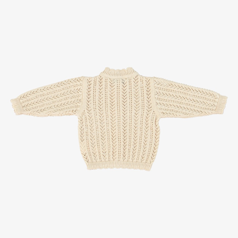 Bebe Organic Nora Knit 3Pc Set - Natural