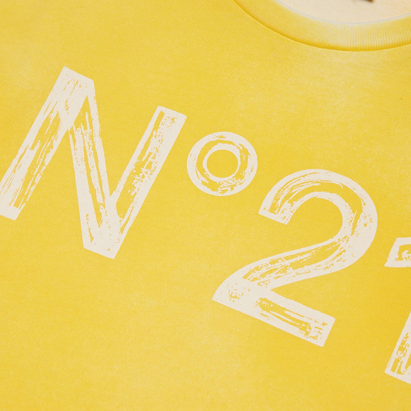 N21 SS Logo T-Shirt - Yellow