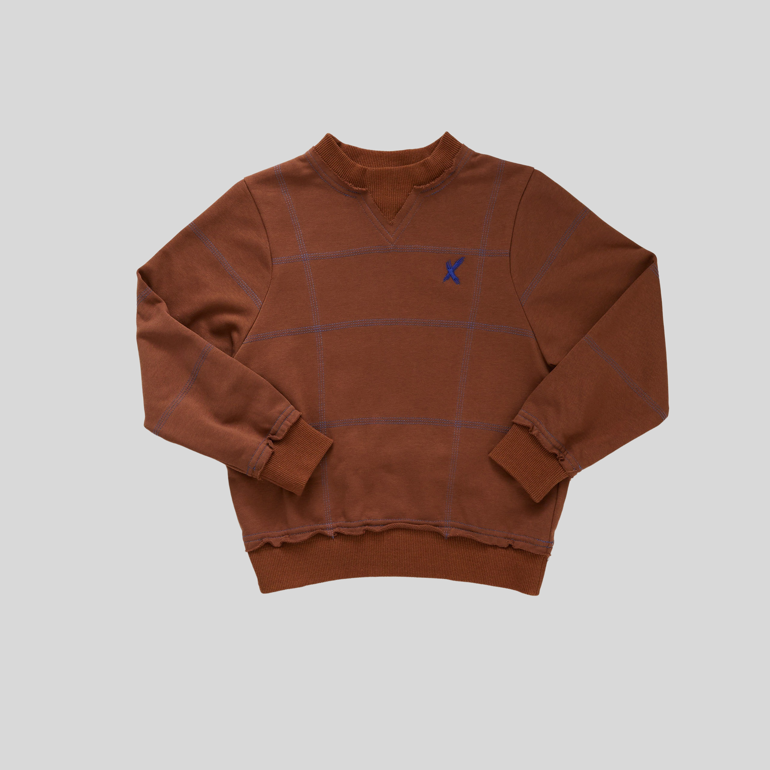 Hey Kid Stitched Top - Brown
