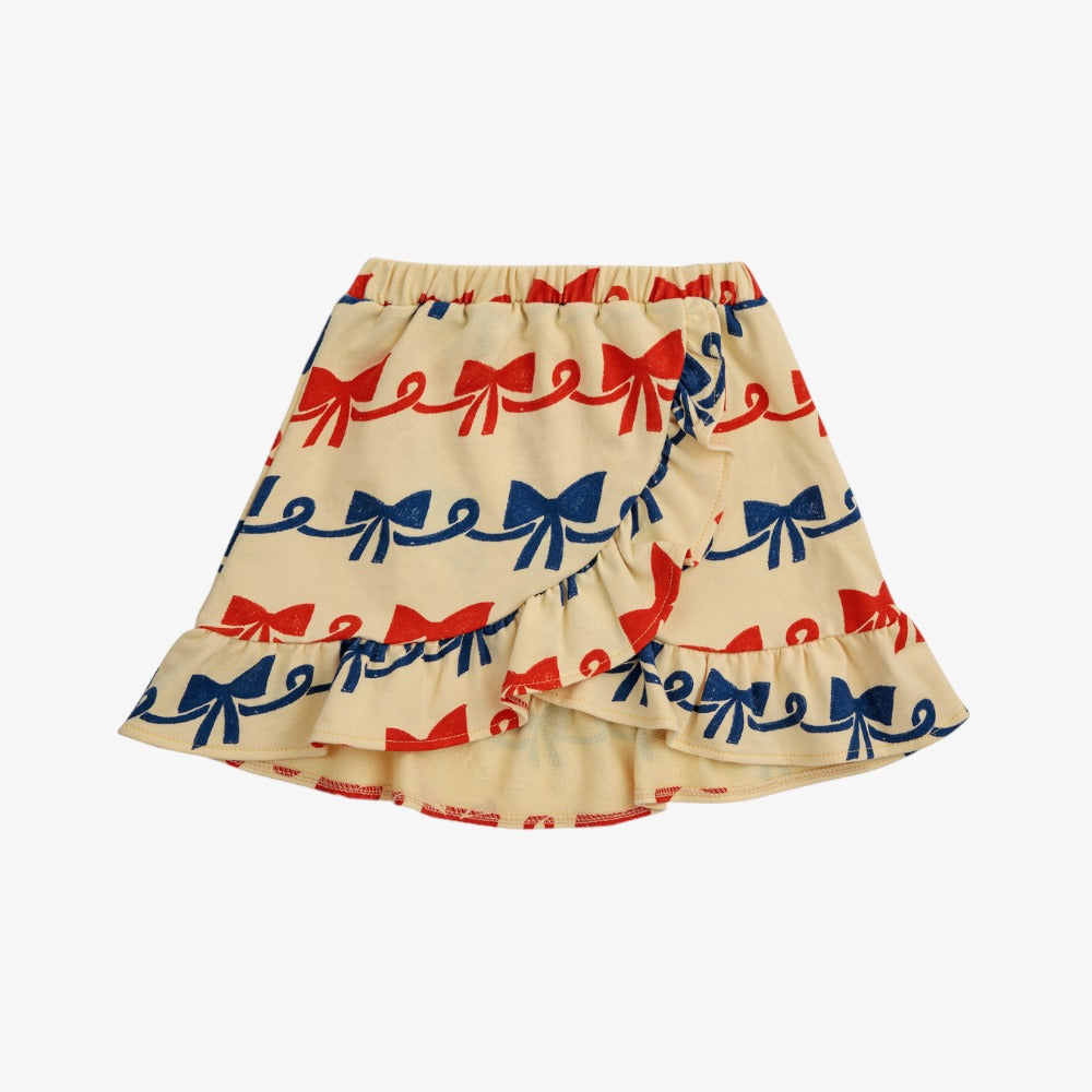 Bobo Choses Ribbon Bow Skirt - Light Yellow