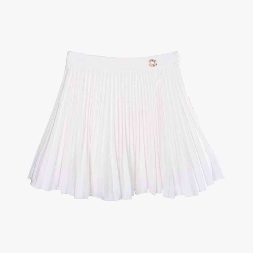 Elie Saab Pleated Skirt - Cream