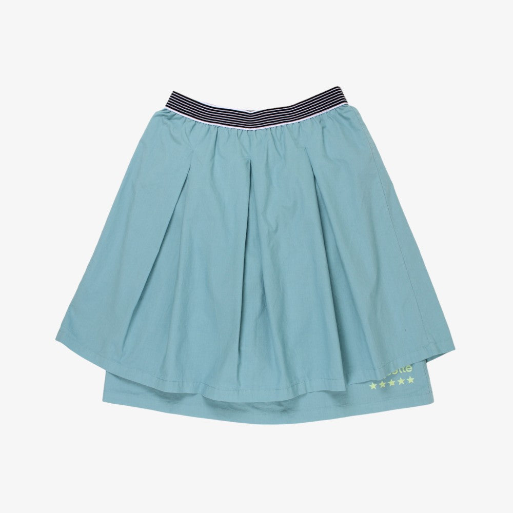 Raquette Pleated Tennis Skirt - Mineral Blue