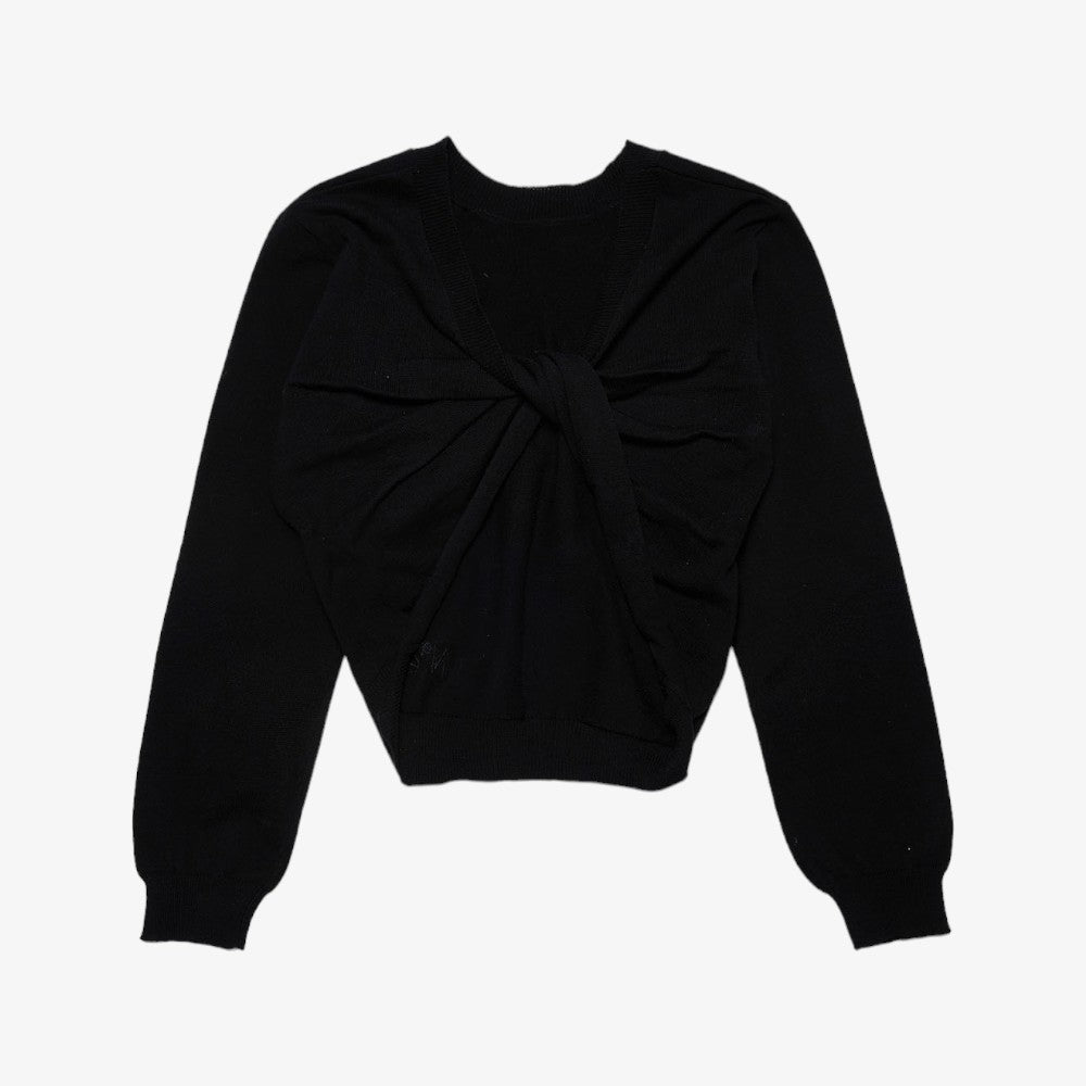 N21 Twist Sweater - Black