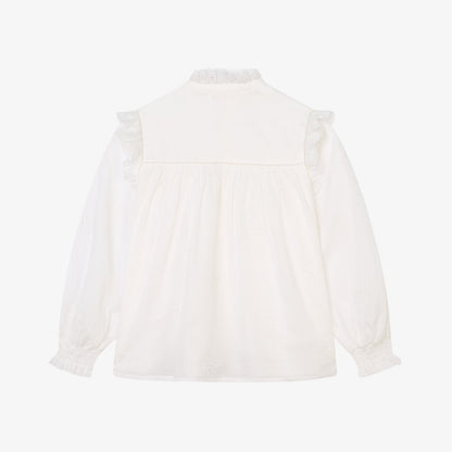 Chloe Embroidered Shirt - Off White