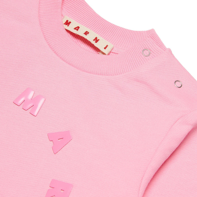 Marni Logo Sweatshirt - Candy Pink