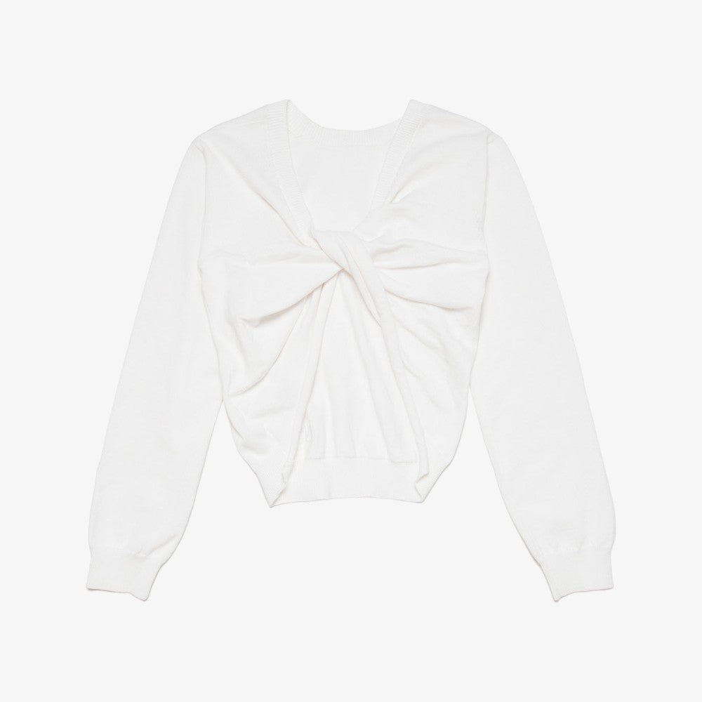 N21 Twist Sweater - White