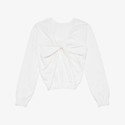 N21 Twist Sweater - White