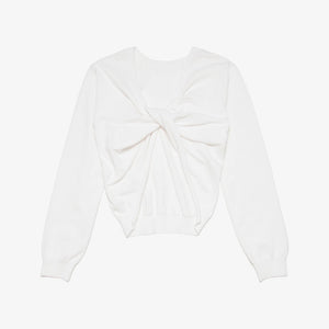 N21 Twist Sweater - White