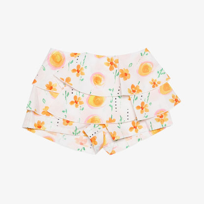 Marni Floral Blouse And Bloomer - White