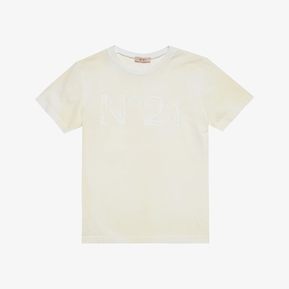 N21 SS Logo T-Shirt - Cream