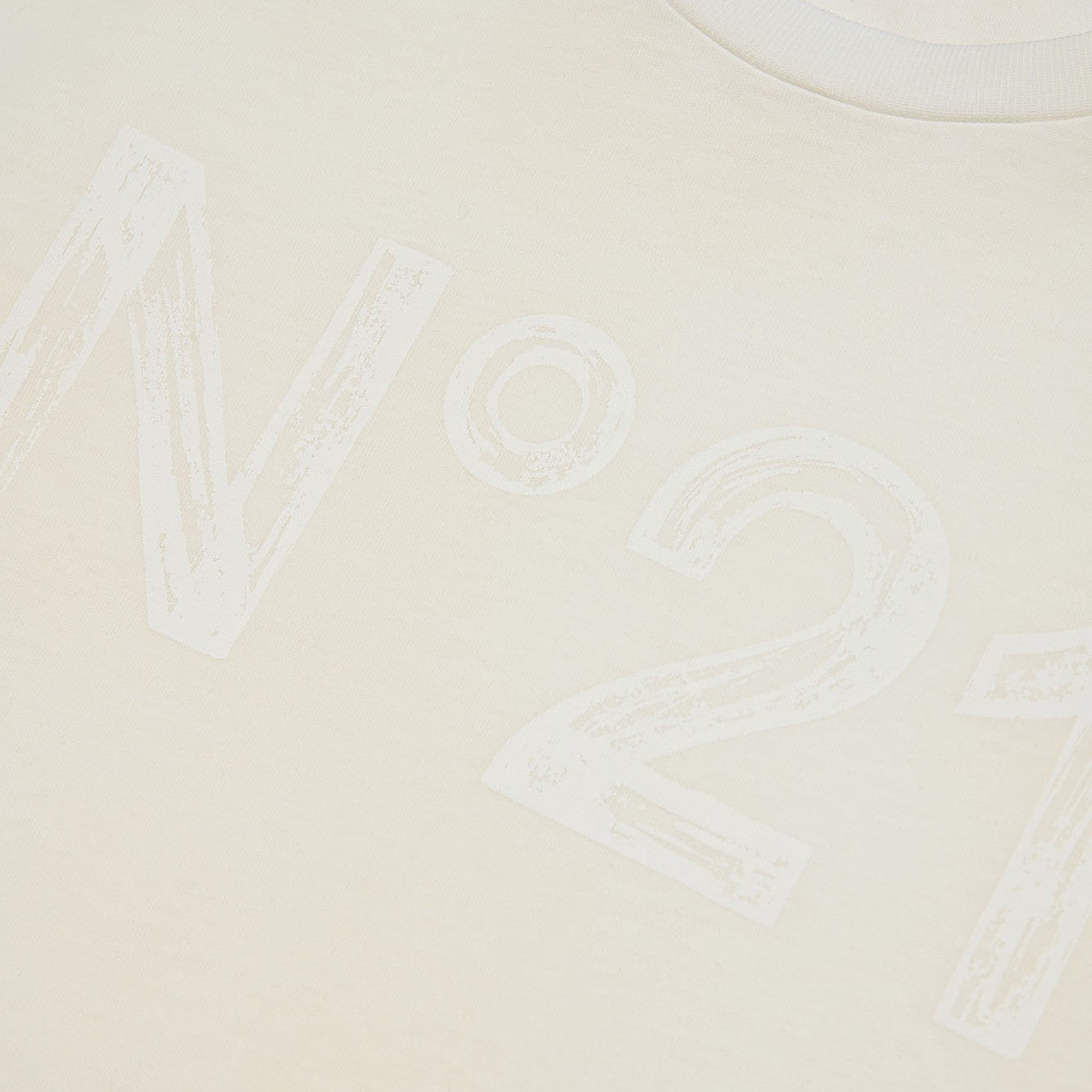 N21 SS Logo T-Shirt - Cream