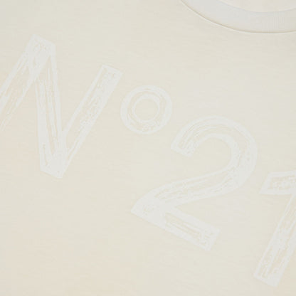 N21 SS Logo T-Shirt - Cream