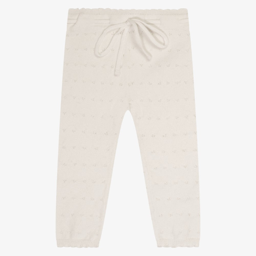 Kipp Pointelle Knit 3 Piece Set - White