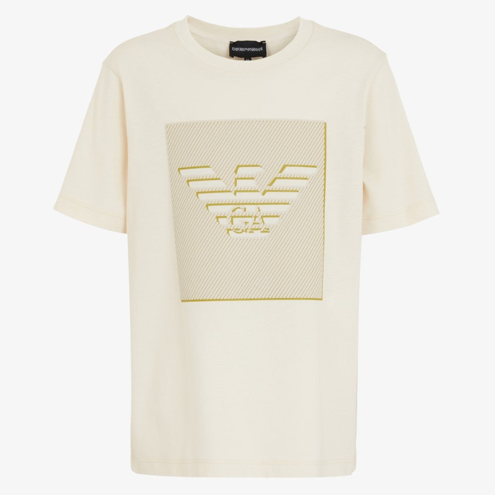 Emporio Armani Eagle Graphic Tee - Stone