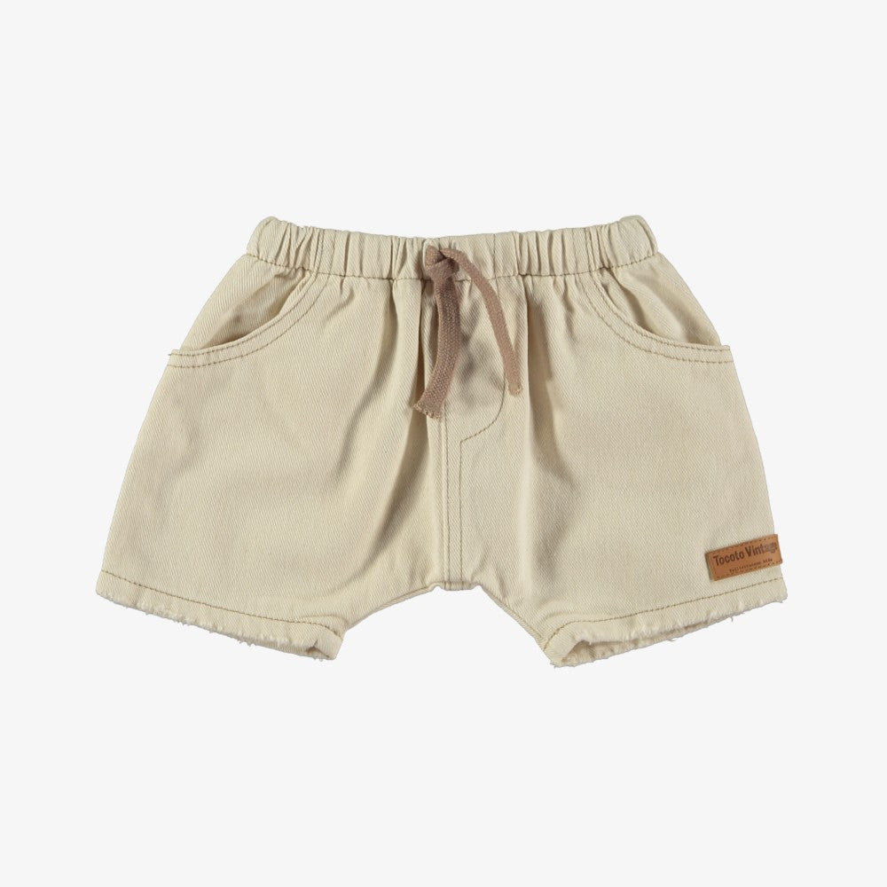 Tocoto Vintage Twill Shorts - Off White