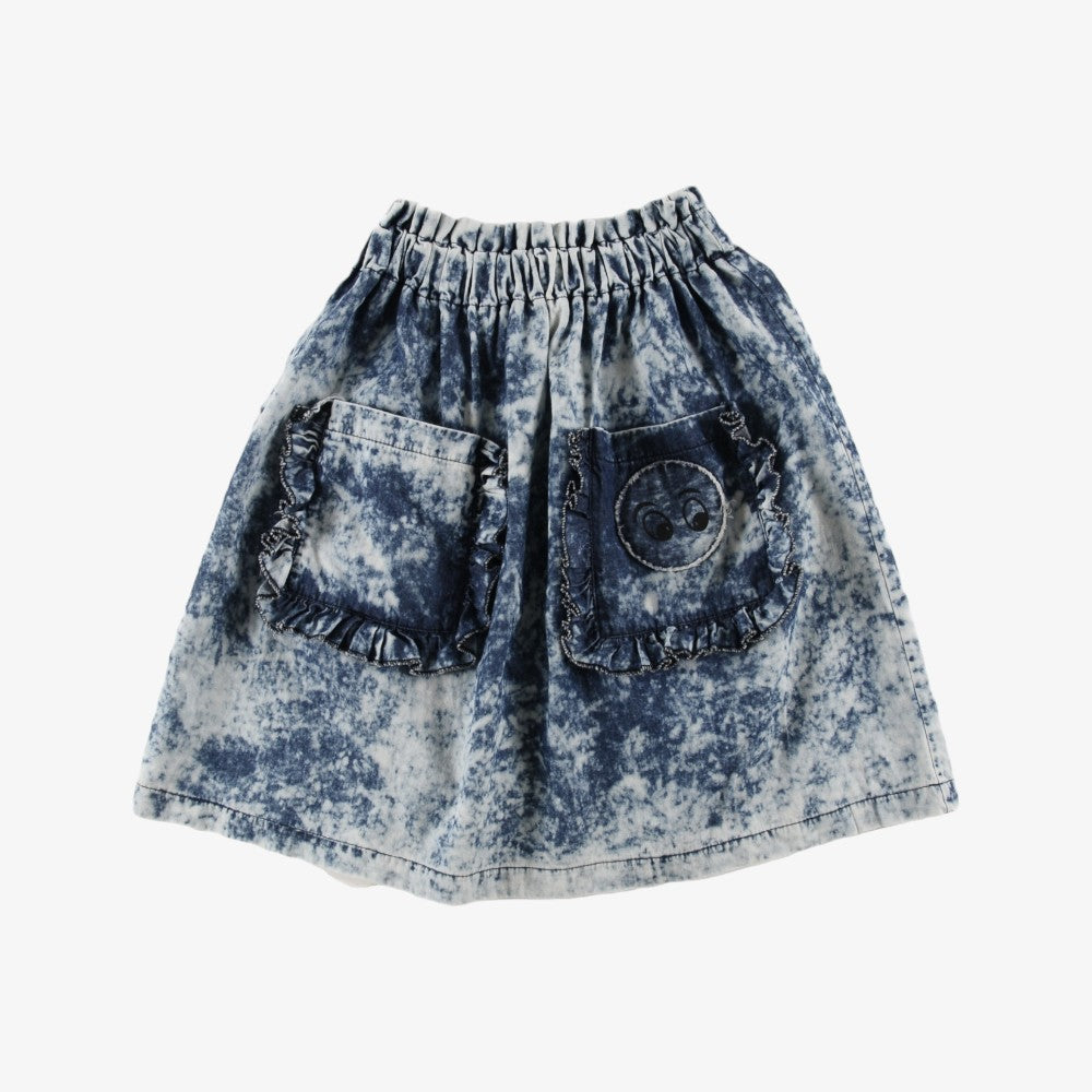 Loud Apparel Skirt - Blue Dye