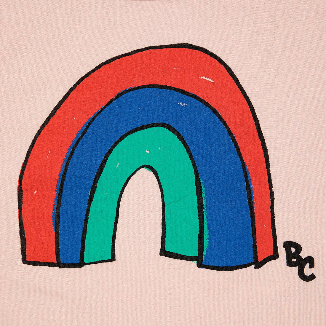 Bobo Choses Rainbow T-Shirt - Light Pink