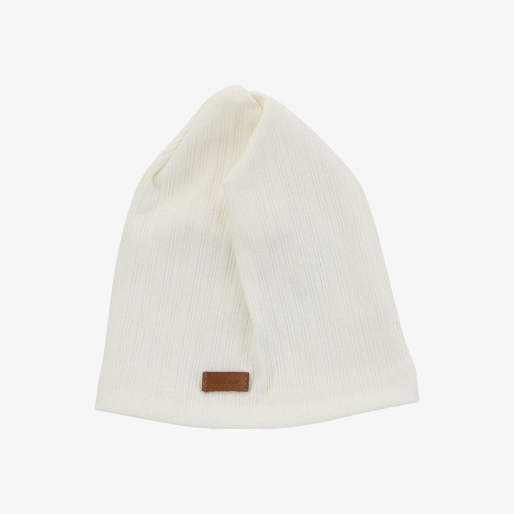 Bondoux Knit Hat - White