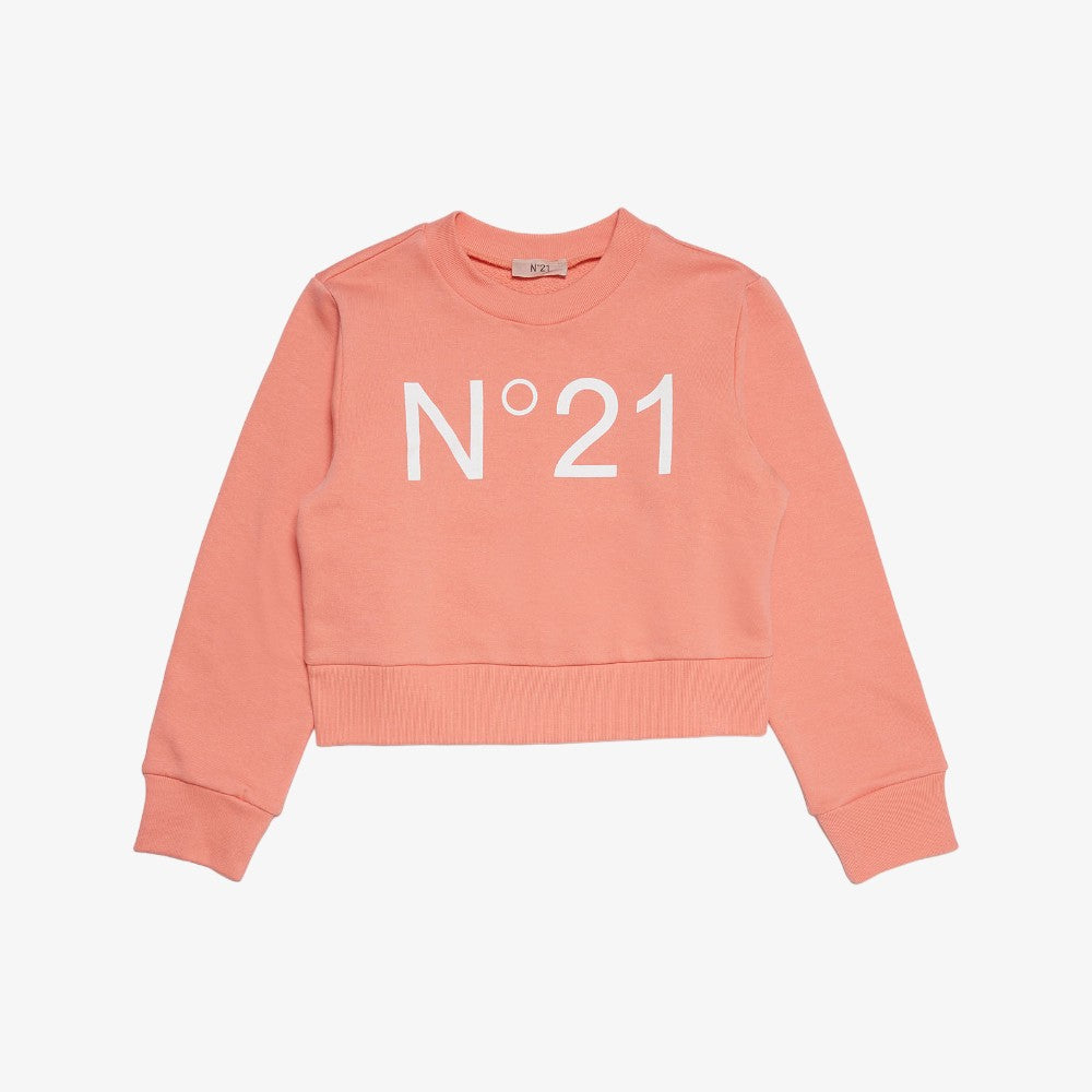 N21 Logo Sweatshirt - Papaya