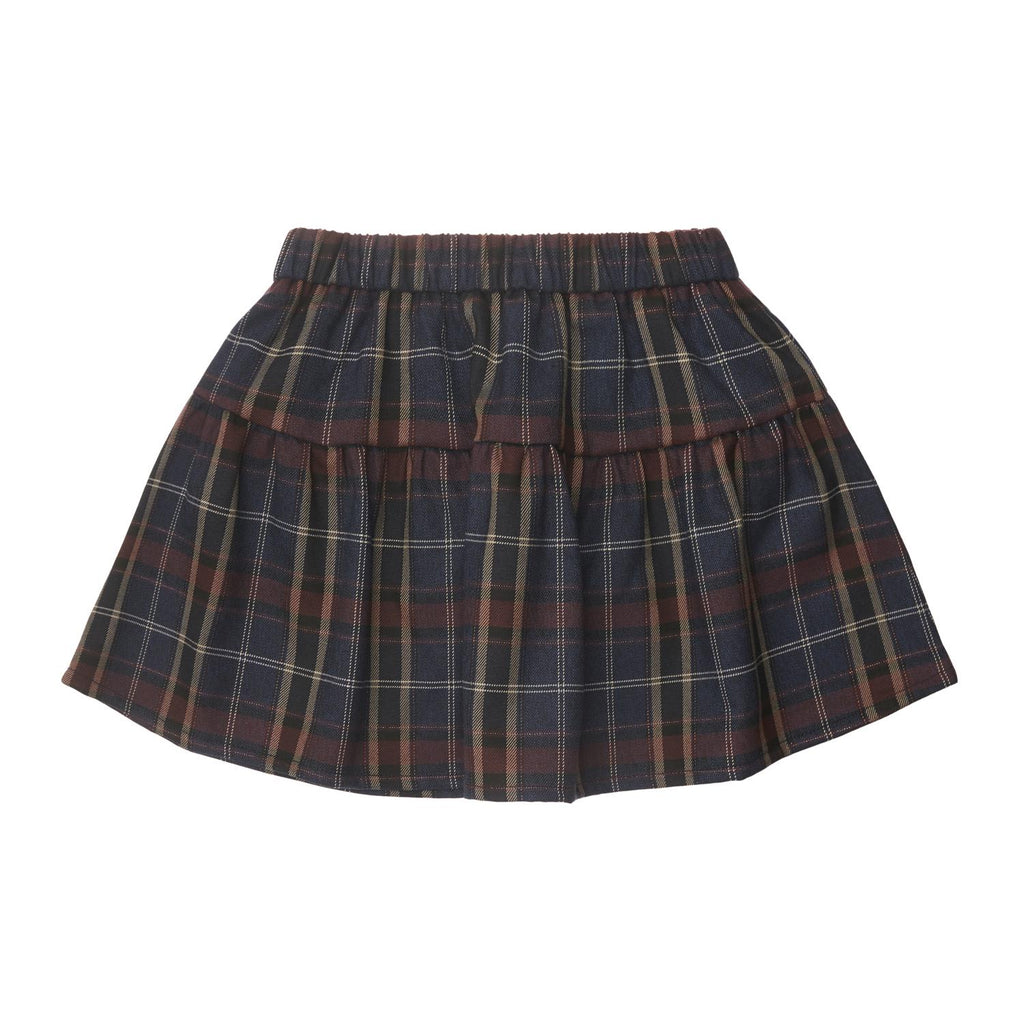 Tocoto Vintage Checkered Skirt - Burdeaux