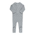 Pippin Jigsaw Knit Footie - Baby Blue