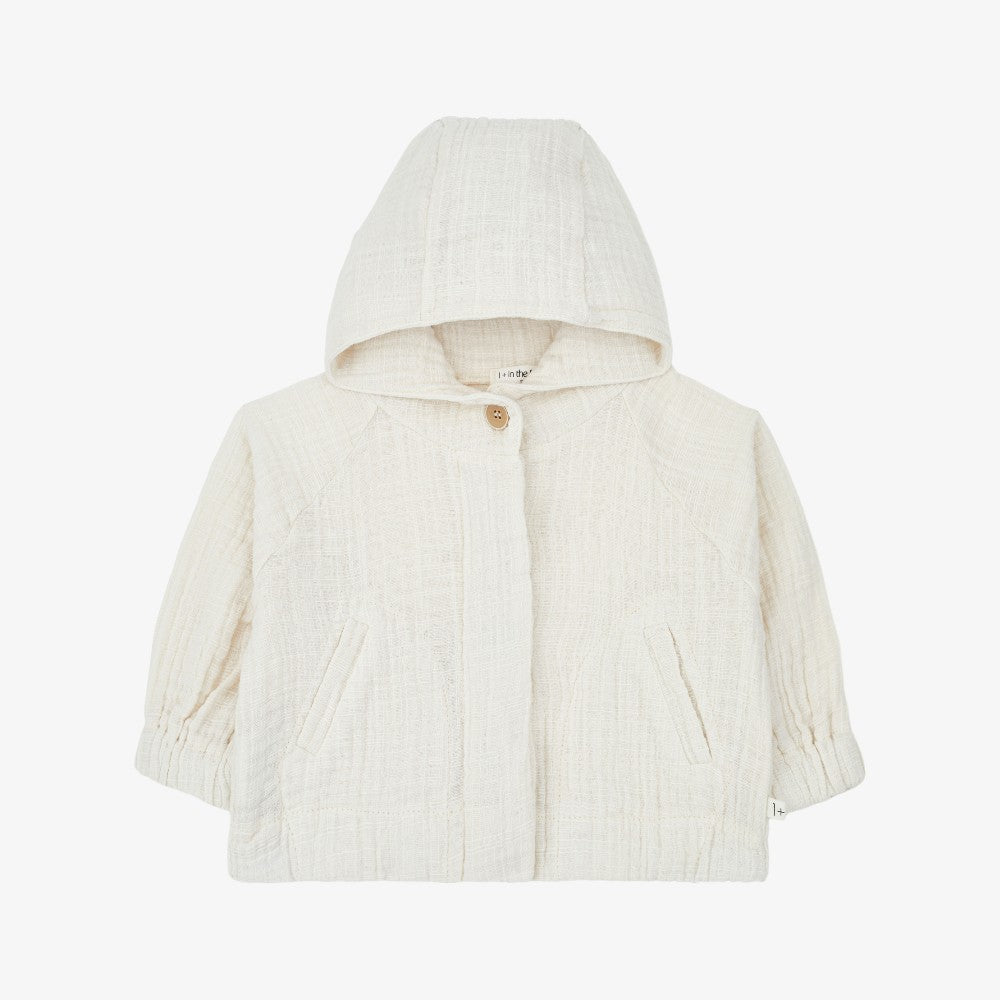 1+ In The Family Gennaro Hood Jacket - Ivory