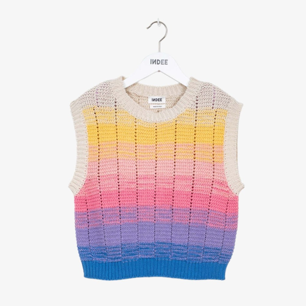 Indee Packman Knitted Vest - Candy Pink