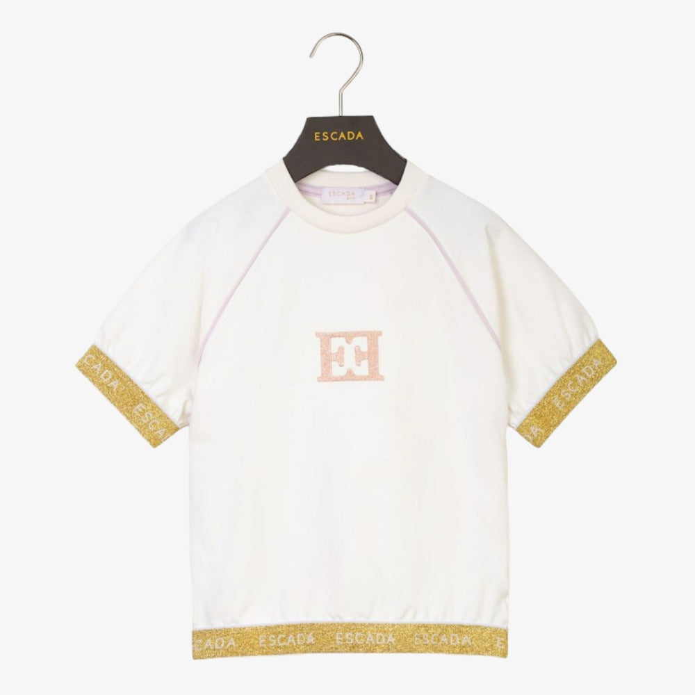 Escada Logo SS T-Shirt - Snow White