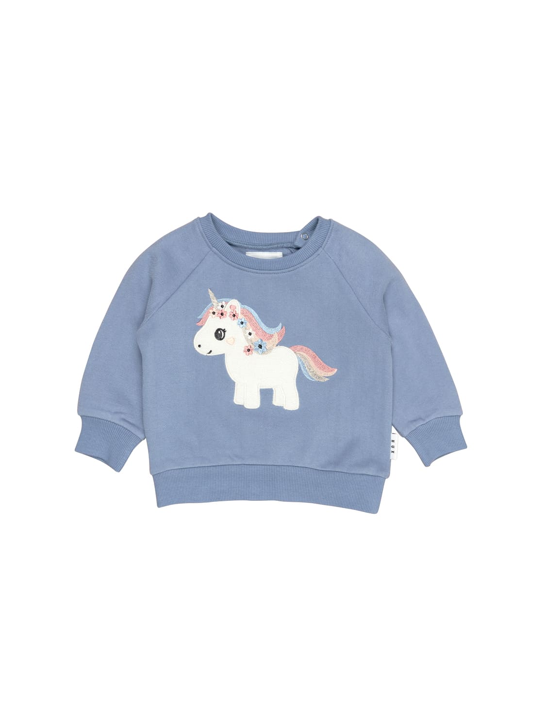 Hux Baby Unicorn Sweatshirt - Lake