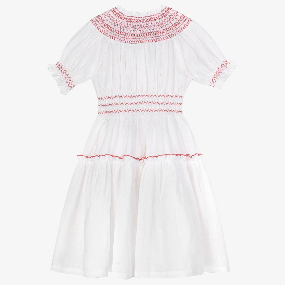 Cera Una Volta Evelina Dress - White