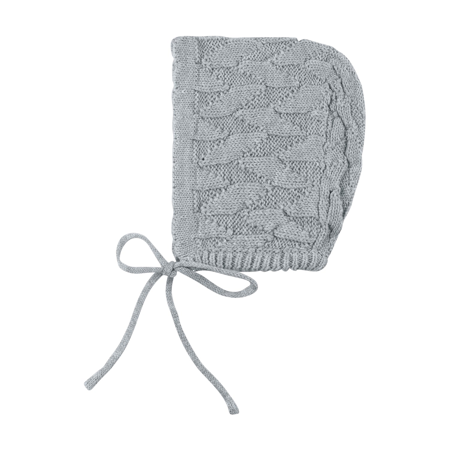 Pippin Jigsaw Knit Bonnet - Baby Blue